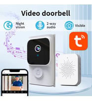 KABLOSUZ WİFİ KAPI ZİLİ (CEP TELEFON İLE UZAKTAN İZLEME + ÇİFT YÖNLÜ SES)