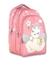 Ümit Çanta Cennec Pembe Simli Kanatlı Unicorn İlkokul Çantası - Kız Çocuk