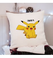 Pikachu Tasarımlı Yastık Kişiye Özel