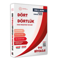 2026 YKS-TYT MEBİ-OGM Dört Dörtlük Biyoloji Pekiştirme Testleri Soru Bankası BASKI ÜCRETİ