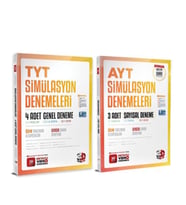 3D Yayınları TYT ve AYT Sayısal Deneme Seti 2 Kitap