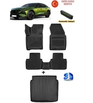 Rizline Peugeot 408 2023 Sonrası Uyumlu 3D Havuzlu Paspas ve Bagaj Havuzu Seti (1.2 Hybrid) ASMA KOKU VE NUMARATÖR HEDİYELİ