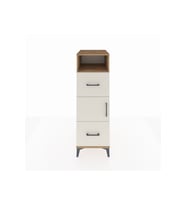 Kronos Dolap 2 Raflı 2 Çekmeceli Tek Kapaklı 44x59x134 Çam-Aytaşı