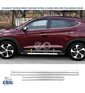 Hyundai Tucson Krom Yan Kapı Çıtası 4 prç. 2015 ve üzeri İNCE