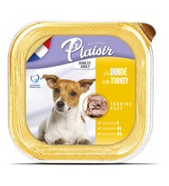 Plaisir Pate 150Gr Hindi Etli Yetişkin 22Adet Yaş Köpek Maması