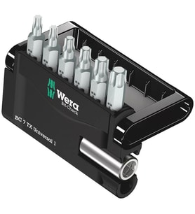 Wera Bit-Check 7 TX Universal Bits Seti 1 05056294001