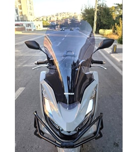 MOTOCAM Honda PCX Ön Cam 2021-2024 Model 65cm Füme Renkli 4mm