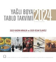 Yağlı Boya Tablo Takvimi 2024 Duvar Takvimi