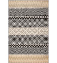 Eliana Home Baskılı, Yıkanabilir Kaymaz Taban Salon Halısı LNA1471 100x150 cm (Bej)