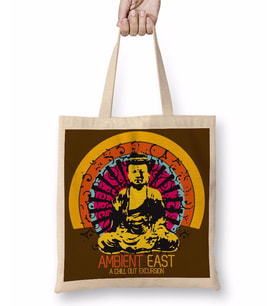Buddha Bez Çanta Uzun Saplı