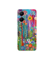 PrintiFy Poco X7 Pro ile Uyumlu Düşlerin Dansı Serisi Folklorik Bahçe Tasarımlı Uv Baskılı Köşe Korumalı Antişok Kılıf
