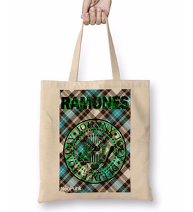 Ramones Verde by NeoPunk Bez Çanta Uzun Saplı