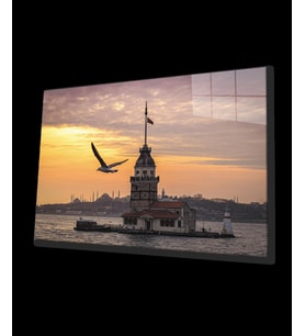 Kız Kulesi 2 Cam Tablo