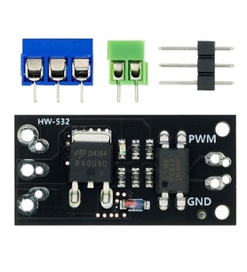 AOD4184 Mosfet Sürücü Modül Optokuplör izolasyon 40V 50A 50W Pwm Hız Kontrol Motor Selenoid Valf Led