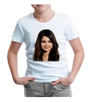 Selena Gomez - Stars Beyaz Çocuk Tshirt