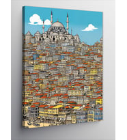 Kanvas Tablo enler'De İstanbul