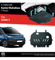 S-Dizayn Fiat Doblo Çelik Karter Muhafaza 2023 Üzeri A+ Kalite (Karışık)