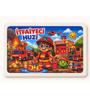 İtfaiyeci Huzi - 24 Parça Ahşap Puzzle