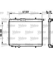 Motor Su Radyatoru P206 P206+ (t3e) 1,1ı / 1,4ı / 1,6 16v 98 Klımalı Olcu: (380*551,3*18) / (133038)