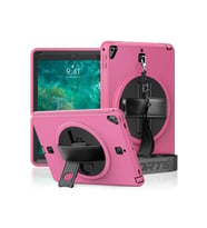 Newface Apple iPad 5 Air 9.7 Kılıf Strap-C Otterbox Tablet Kapak - Pembe