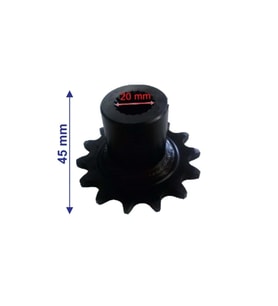 Atv Ön Dişli 520-14T İç 20Xuzunluk 45Xtm Öm