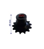 Atv Ön Dişli 520-14T İç 20Xuzunluk 45Xtm Öm