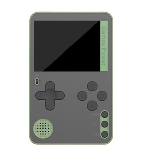 Retro Mini El Oyun Konsolu 2.4-İnç Yumuşak  Ultra-İnce Ekran Şarj Edilebilir Dahili 500 Oyun Yeşil