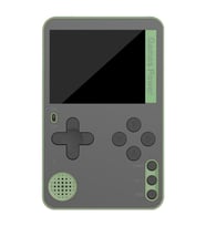 Retro Mini El Oyun Konsolu 2.4-İnç Yumuşak  Ultra-İnce Ekran Şarj Edilebilir Dahili 500 Oyun Yeşil