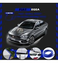 Fiat Egea Oto Araç Kapı Koruma Fitili 5metre Parlak Mavi Renk