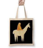 Cute Llama and Sloth Friends Adorable Animals Bez Çanta Uzun Saplı