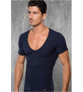 Mulvxbrf Brf02  Yırtık Yaka Erkek T-Shirt 2820 (Mulvix) (Çok Renkli)