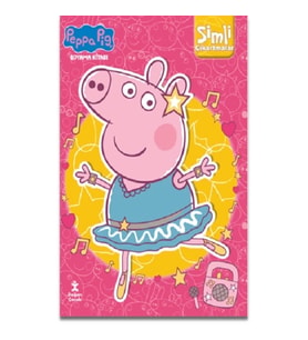 Peppa Pig-Simli Çıkartmalı Boyama Kitabı