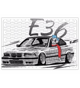 E36 M3 Lowstyle Skulldriver Puzzle 240 Parça Yapboz