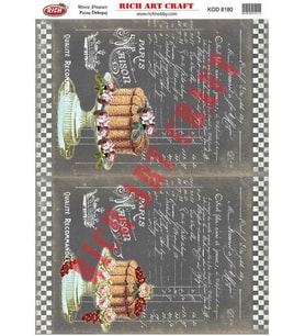Rich Pirinç Dekopaj Kağıdı Model 8180 