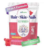 İngreens Hair.Skin.Nails Gummies 90 Çiğnenebilir Tablet 20 İçerik 1 arada