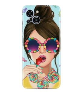 Reeder S23 Max Pro Kılıf Resimli Desenli Baskılı Silikon Sugar and Woman 1418