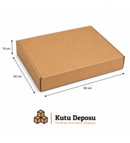 40x50x10 cm E-Ticaret ve Kargo Kutusu (25 ADET)
