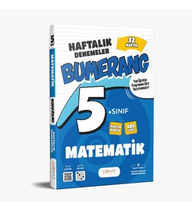 GÜNAY 5.SINIF BUMERANG MATEMATİK 32 HAFTALIK DENEMELER