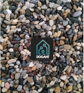 Dere Çakıl  Taşı  2 Kg (Beyaz)