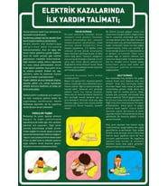 İŞ GÜVENLİĞİ UYARI LEVHASI 1 ADET PVC 21 X 29CM