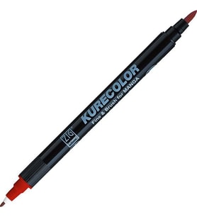 Zig Kurecolor Fine & Brush for MANGA Marker Çizim Kalemi 285 Blood Red 