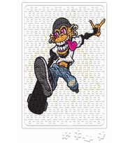 Thug Monkey Maymun Puzzle 240 Parça Yapboz