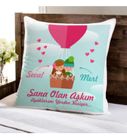 Kişiye Özel Ayaklarımı Yerden Kesiyorsun Yastık