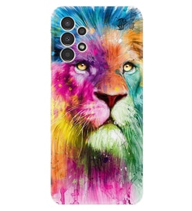 Samsung Galaxy M14 Kılıf Resimli Desenli Baskılı Silikon Colorfull Leon 2 1388