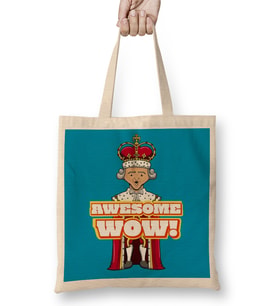 Awesome Wow King George Bez Çanta Uzun Saplı