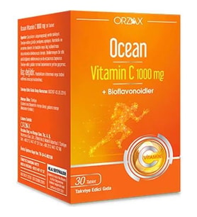 Ocean Vitamin C 1000 mg 30 Tablet 8697595870686