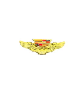 Etiketçilere Özel Armalar Cadillac Arma Kanatlı Gold Modeli Yapışkanlı