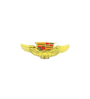 Etiketçilere Özel Armalar Cadillac Arma Kanatlı Gold Modeli Yapışkanlı