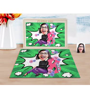 BK Gift Kişiye Özel Kadınlar Günü Karikatürlü 1000 Parça Profesyonel Puzzle-1