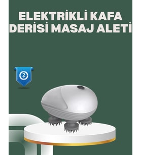 Derin Masaj Sağlayan Elektrikli Kafa Masaj Aleti